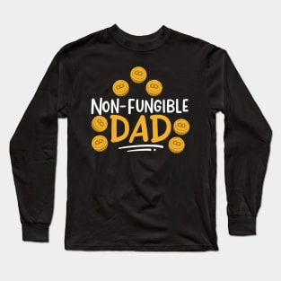 Non-Fungible Dad nft token Long Sleeve T-Shirt